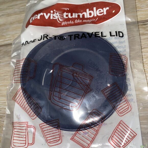 Tervis Tumbler 10oz JR-T Travel Lid with Slider in NAVY (New) - Picture 3 of 6